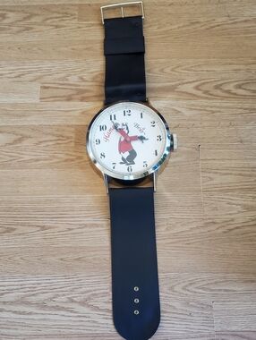 Vintage Hamms Beer Bear Oversized Wall Wrist Watch Clock 1960's